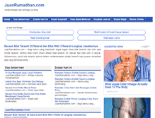 Tablet Screenshot of juanramadhan.com